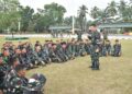 Danrem 043/Gatam Motivasi Kontingen Balakrem dan Yonif 143/TWEJ pada Pembukaan Lomba Binsat Kodam XXI/Radin Inten