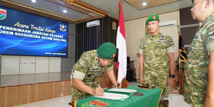Dari Amanah Jabatan hingga Purna Tugas, Korem 043/Gatam Teguhkan Semangat Pengabdian