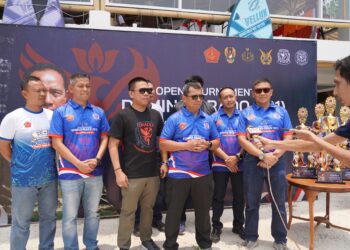 Hadiri Open Tournament Domino Piala Panglima TNI, Jajaran Korem 043/Gatam Perkuat Kedekatan dengan Masyarakat