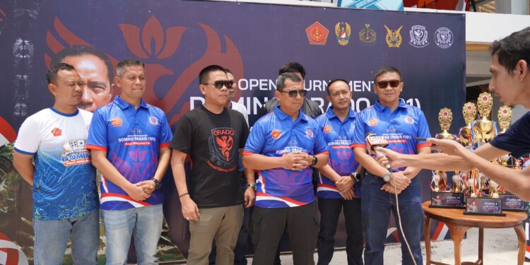 Hadiri Open Tournament Domino Piala Panglima TNI, Jajaran Korem 043/Gatam Perkuat Kedekatan dengan Masyarakat