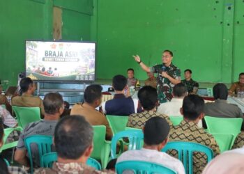 Ada Apa Dua Pati TNI Datangi Desa Braja Asri