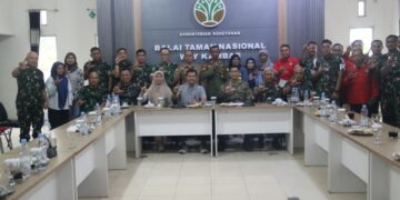 Satgas Penyuluhan Karhutla Mabes TNI Kunjungi Balai TNWK