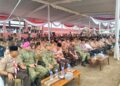 Danramil 421-09/TJB menghadiri Kegiatan Apel Besar Hari Pramuka ke-65 Digelar di Bumi Perkemahan Kotabaru Lampung Selatan