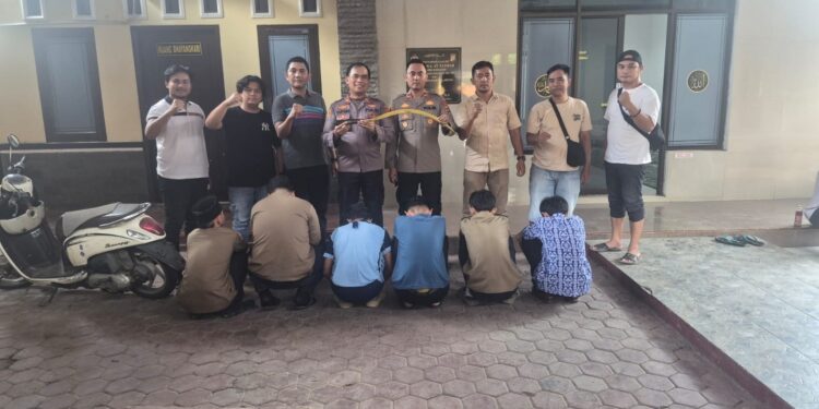 Tawuran di Jalan Soekarno Hatta Bandar Lampung, Polisi Amankan 6 Pelajar