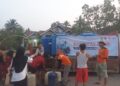 Rumah Zakat bareng BPBD Pringsewu Salurkan Air Bersih bagi masyarakat terdampak Hidrometeorologi Kering