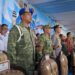 Danrem 043/Gatam Hadiri Apel Akbar 4.000 Anggota Linmas di Bandar Lampung