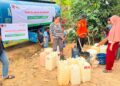 Dompet Dhuafa Lampung bareng Satgas BPBD Pringsewu salurkan Air Bersih bagi warga terdampak Kemarau