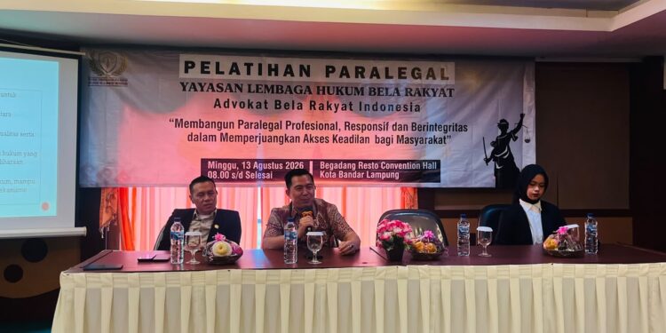 AKP Andy Yunara Sampaikan Materi Bantuan Hukum dalam Pelatihan Paralegal ABR-I di Bandar Lampung