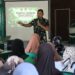 Luar Biasa, Warga Labtu IX Antusias Ikuti Penyuluhan Karhutla Dari Mabes TNI
