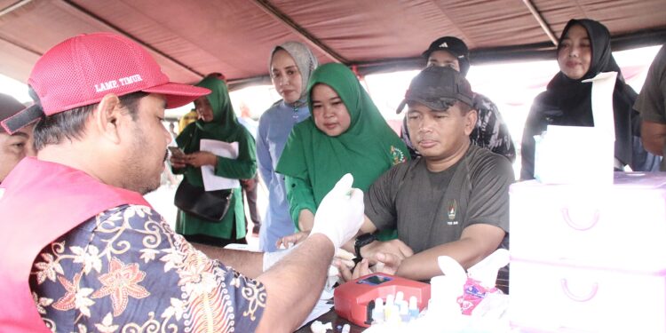 Baktikes dan CFD Dalam Rangka HUT TNI Ke-81 Kodim 0429/Lamtim Berlangsung Meriah