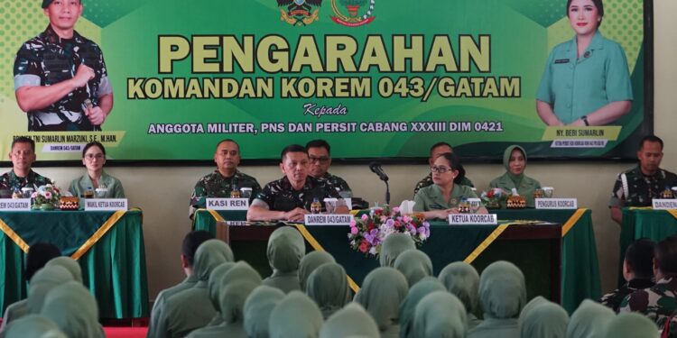 Danrem Gatam: Prajurit Harus Peka dan Hadir Memberi Manfaat bagi Masyarakat