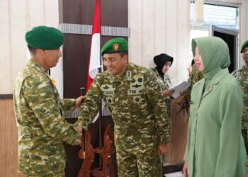 Pangkat Naik, Tanggung Jawab Bertambah, Danrem 043/Gatam Tekankan Keteladanan Prajurit