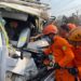 Basarnas Lampung Kerahkan Tim Rescue Tangani Kecelakaan Beruntun di Tulang Bawang
